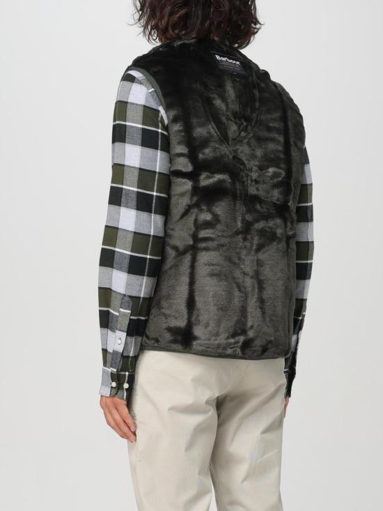 25FW 바버 웜 파일 웨이스트코트 집 인 라이너 MLI0004 SG71 Green - BARBOUR