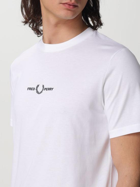 25FW 프레드페리 반팔 티셔츠 M4580 100 White - FRED PERRY