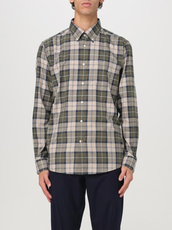  바버 긴팔 셔츠 MSH4982 TN16 Acid Green