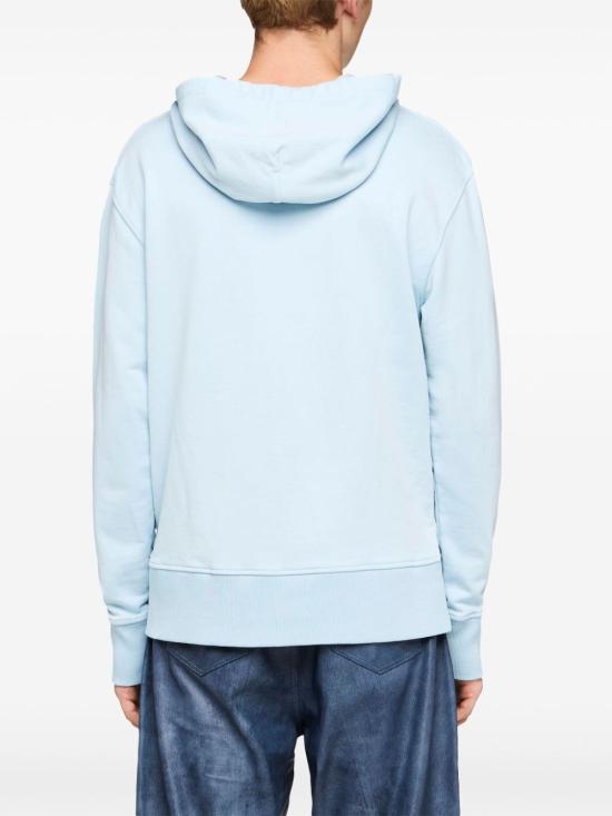 25SS JW앤더슨 로고 패치 포켓 후드 티셔츠 JW0214 PG1632806 Pale blue - JW ANDERSON