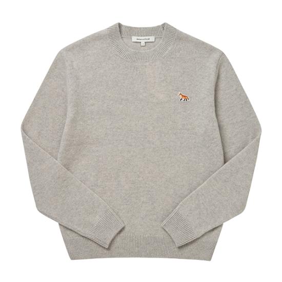  메종키츠네 스웨터 LM00813KT1006H120 LIGHT GREY MELANGE DOM