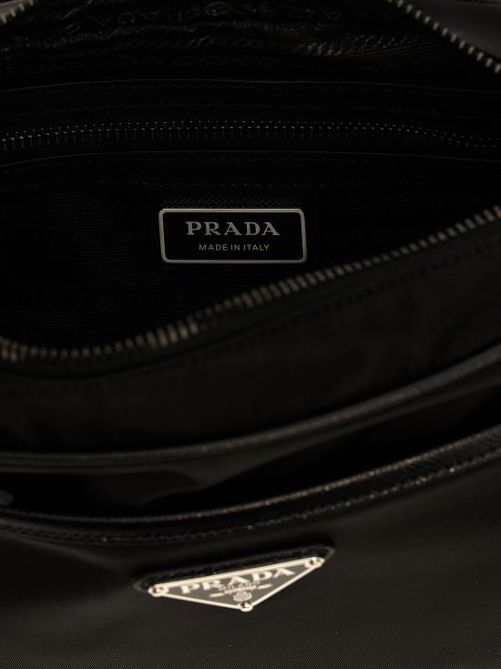 25FW 프라다 삼각로고 리나일론 크로스백  2VH048VXOO2DMHF0002 BLACK DOM - PRADA