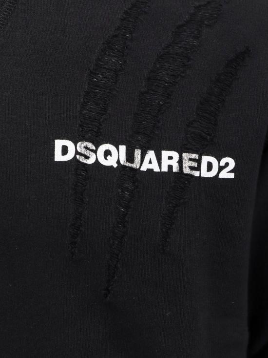  디스퀘어드2 긴팔 티셔츠 S74GU0804S25551900 BLACK DOM - DSQUARED2