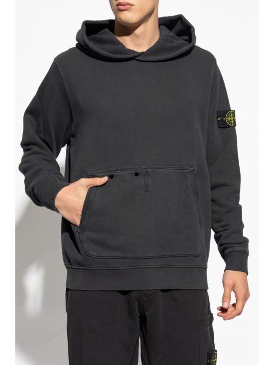 스톤 아일랜드 61041 풀오버 후드 811561041V0129 BLACK DOM - STONE ISLAND