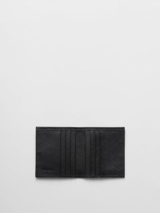 25FW 프라다 반지갑 2MO0042DMHF0002 BLACK DOM - PRADA