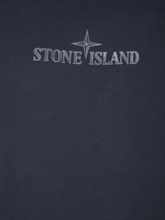  스톤 아일랜드 코튼 플리스 크루넥 인스티투셔널 원 프린트 스웨트셔츠 811566182 V0020 - STONE ISLAND