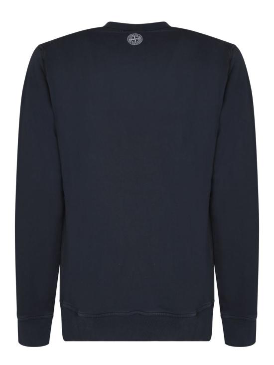  스톤 아일랜드 코튼 플리스 크루넥 인스티투셔널 원 프린트 스웨트셔츠 811566182 V0020 - STONE ISLAND
