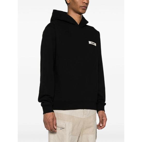 25SS 자크뮈스 후드 티셔츠 245JS2472036990 BLACK DOM - JACQUEMUS