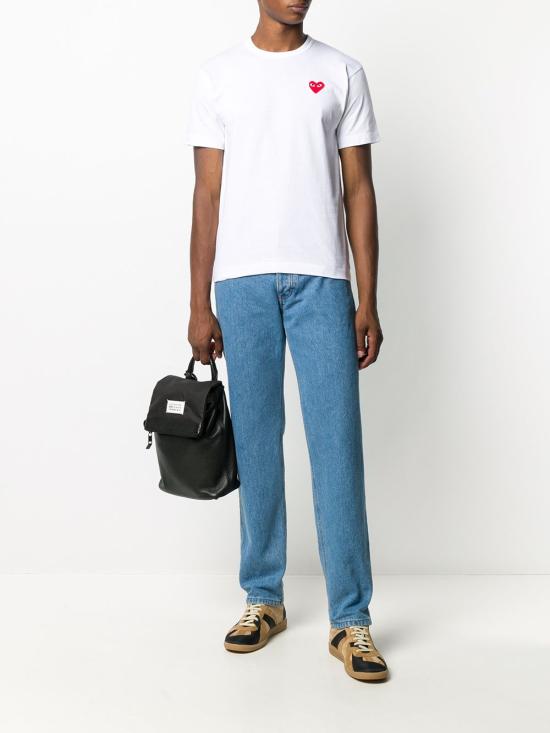 26SS 꼼데가르송 반팔 티셔츠 P1T108 WHITE DOM - COMME DES GARCONS