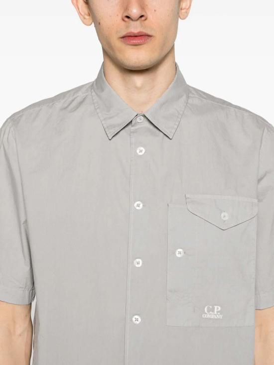  씨피 컴퍼니 반팔 셔츠 16CMSH208A005328G913 DRIZZLE DOM - C.P. COMPANY