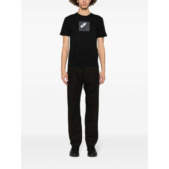  스톤 아일랜드 반팔 티셔츠 80152NS83V0029 BLACK DOM - STONE ISLAND