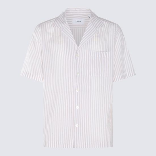  라르디니 반팔 셔츠 EQKLOPEQC1799100BE BEIGE WHITE DOM