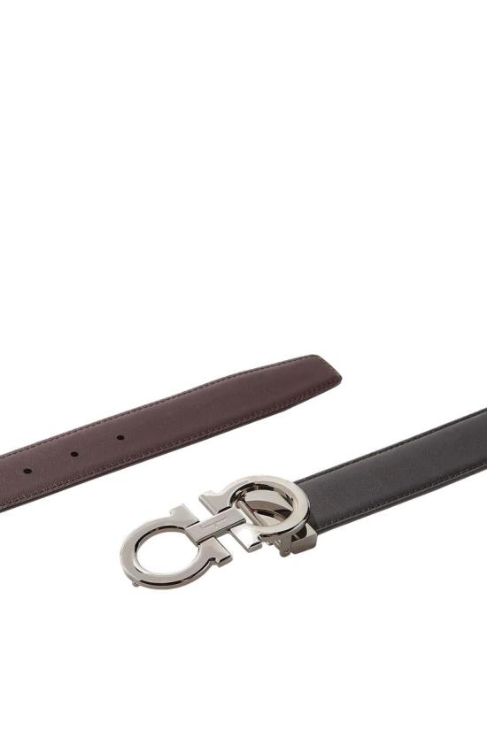 26SS 살바토레 페라가모 가죽 벨트 679710 686671 BLACK BROWN DOM - SALVATORE FERRAGAMO