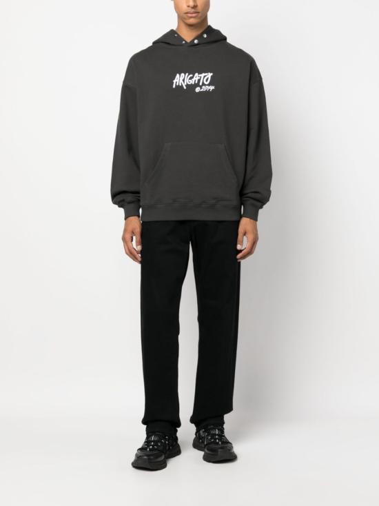  악셀 아리가토 후드 티셔츠 A0750006FADEDBLACK DOM - AXEL ARIGATO