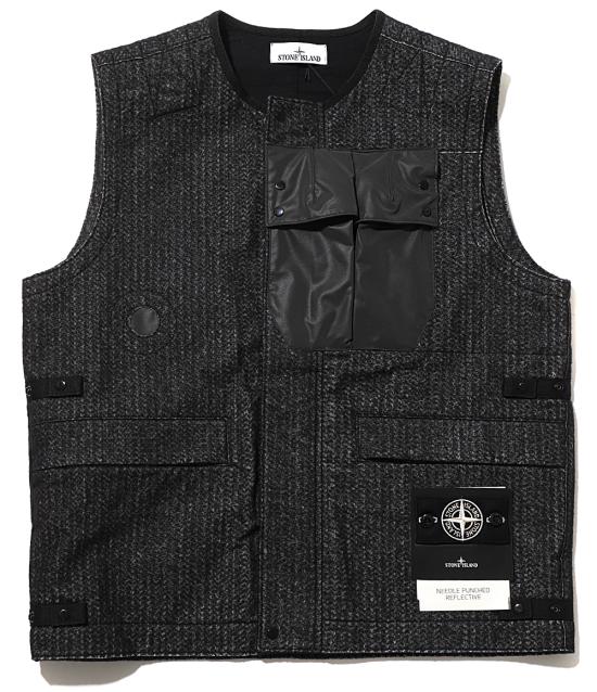  스톤 아일랜드 베스트 7715G0999V0029 BLACK DOM