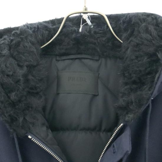  프라다 코트 SGO13211HJF0008 NAVY DOM - PRADA