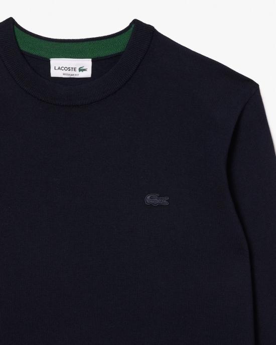  라코스테 스웨터 AH1969166 NAVY BLUE DOM - LACOSTE