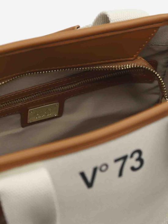 25FW 브이73 토트백 73BS6AF02RESPONSIBILITYBISNATURALECUO Beige - V73