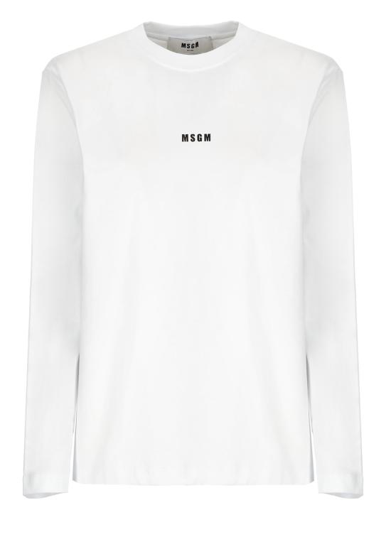  엠에스지엠 긴팔 티셔츠 2000MDM50120000201 WHITE DOM