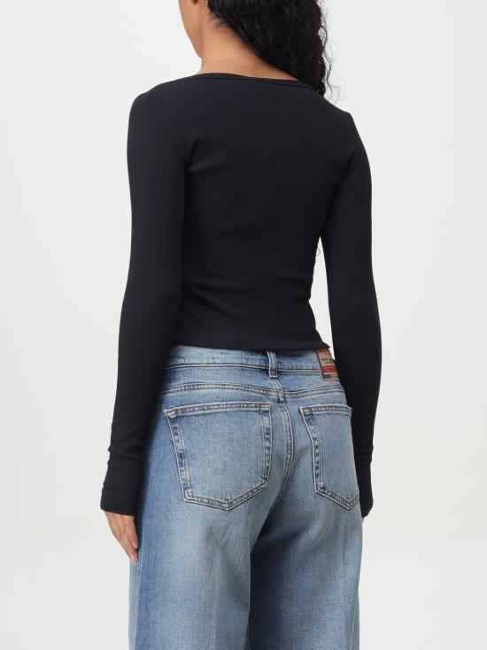 25FW 디젤 긴팔 티셔츠 A051060EJAI9XX BLACK DOM - DIESEL