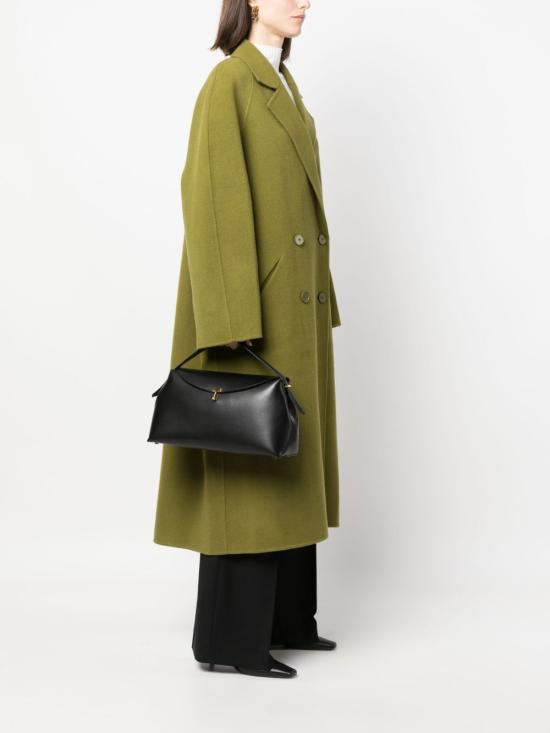 26SS 토템 T락 탑 핸들 백 234WLGBG417LE0025 001 BLACK DOM - TOTEME