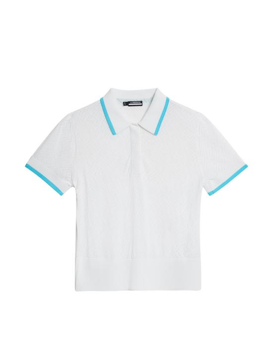  제이린드버그 폴로 티셔츠 GWKW113550000 WHITE DOM