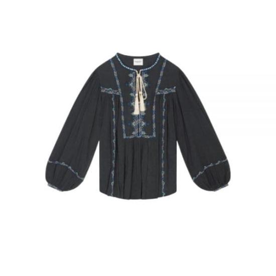  이자벨마랑 블라우스 HT0371FAB1J15E01BK BLACK DOM