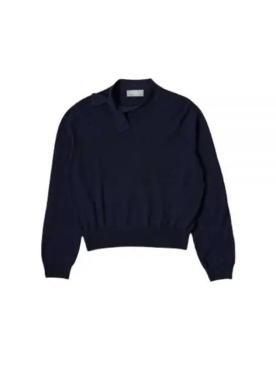  마가렛호웰 스웨터 WOKN0497S24ILTNVY NAVY DOM