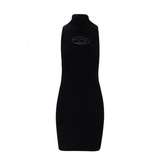  디젤 미디 원피스 A094630DLAX9XX BLACK DOM