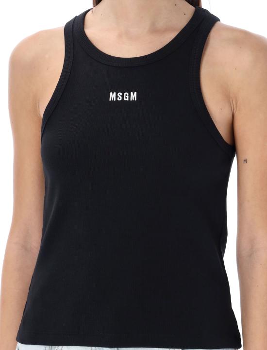  엠에스지엠 민소매 티셔츠 3641MDT8224710899 BLACK DOM - MSGM