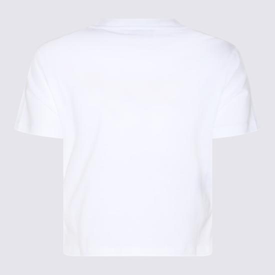  미우미우 반팔 티셔츠 MJN49514ATF0009 WHITE DOM - MIU MIU