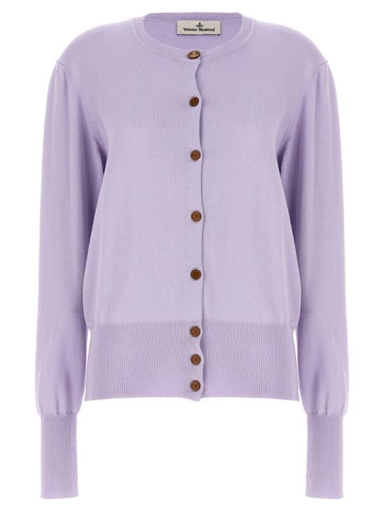  비비안웨스트우드 가디건 1803002PY001BJ405 LAVENDER DOM