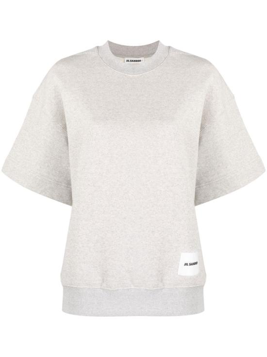  질샌더 반팔 티셔츠 J40GC0105J20010052 GRAY DOM