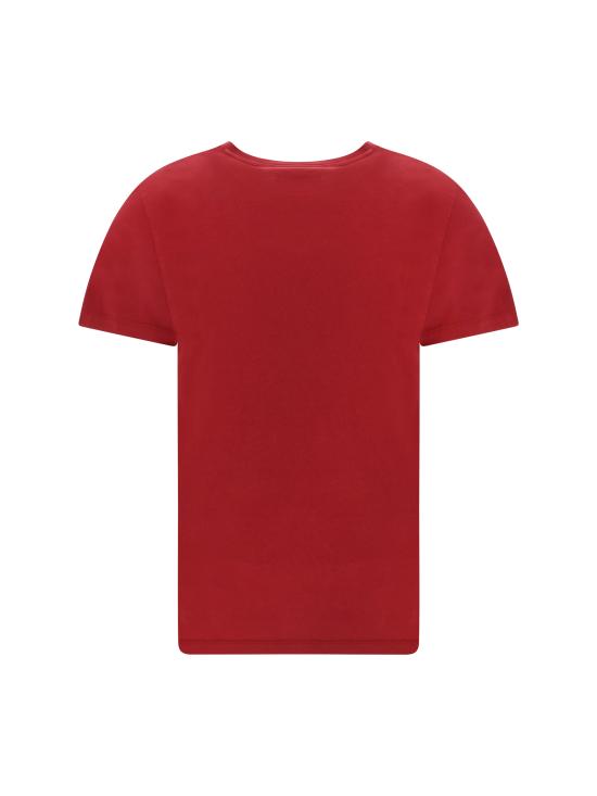  메종키츠네 반팔 티셔츠 LW00105KJ0008P675 BRICK RED DOM - MAISON KITSUNE