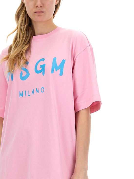  엠에스지엠 반팔 티셔츠 3641MDA51024700212 PINK DOM - MSGM