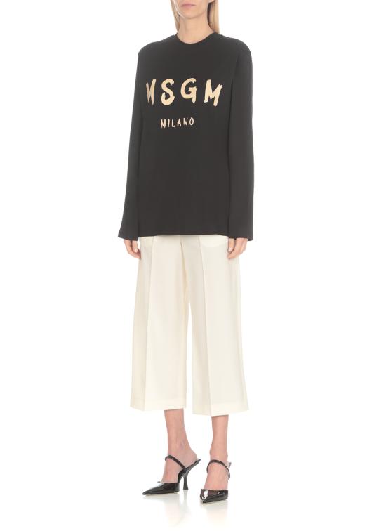  엠에스지엠 긴팔 티셔츠 3641MDM51124700299 BLACK DOM - MSGM