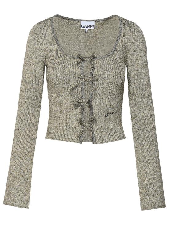  가니 가디건 K2069018 SILVER DOM