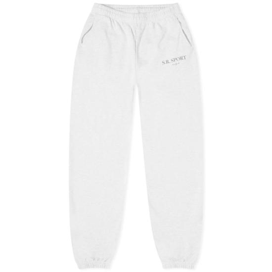  스포티앤리치 트레이닝/조거 팬츠 SWAW2337HG19 HEATHER GRAY NAVY DOM