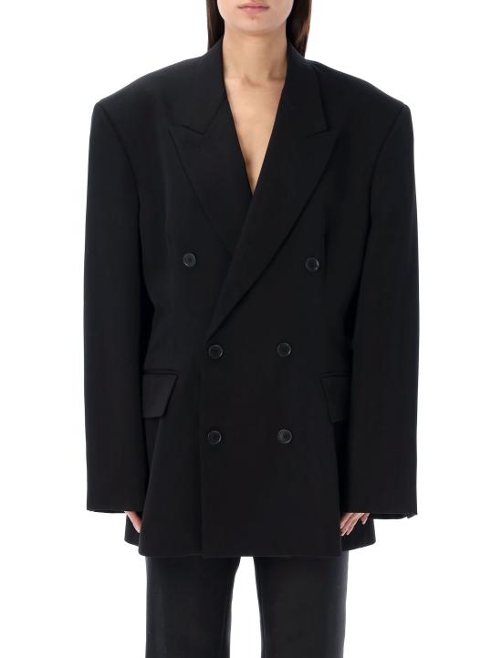  발렌시아가 자켓 773357TNT391000 BLACK DOM