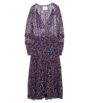  이자벨마랑 롱 원피스 RO0021FAA1J49EPKBU DOM