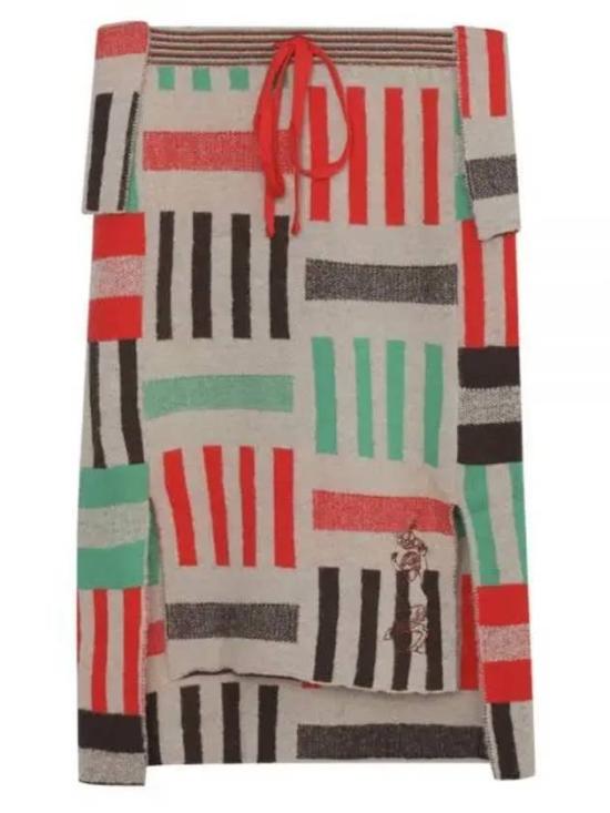  비비안웨스트우드 미디 스커트 18020004C000RO101 MULTI RED DOM