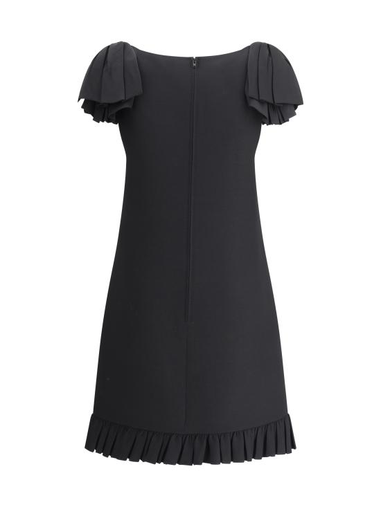 25SS 발렌티노 PAP 미디 원피스 6B3VAEQ01CF 0NO BLACK - VALENTINO PAP