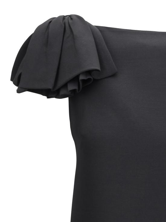 25SS 발렌티노 PAP 미디 원피스 6B3VAEQ01CF 0NO BLACK - VALENTINO PAP