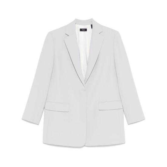 25SS 띠어리 수트 자켓 O1109105 B6M SILVER