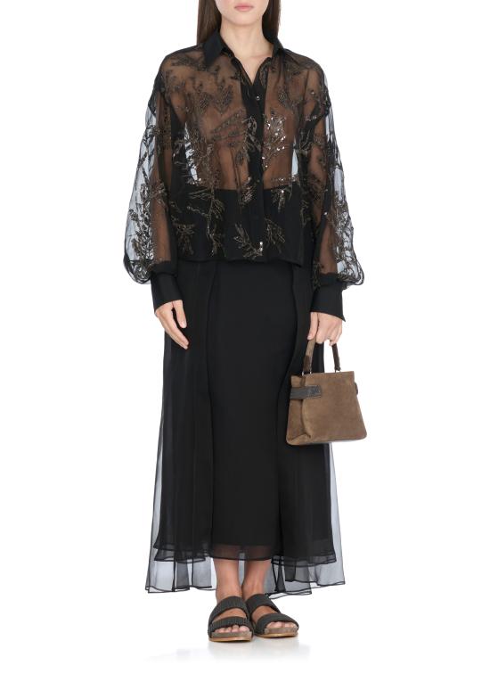 25SS 브루넬로 쿠치넬리 롱 스커트 MF940G3810 C101 - BRUNELLO CUCINELLI