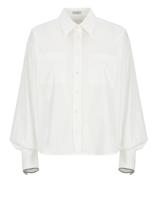 25SS 브루넬로 쿠치넬리 셔츠 M0091NL496 C159 White