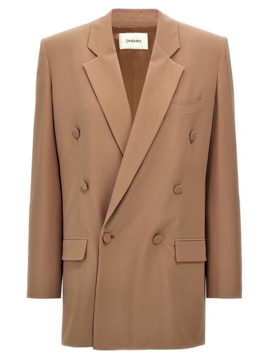 24FW 생로랑 수트 자켓 812441Y7I212141 Beige
