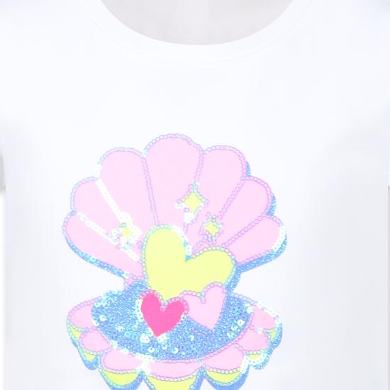 25SS [키즈] 빌리블러쉬 티셔츠 U20923 10P WHITE - BILLIEBLUSH