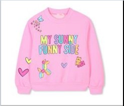 25SS [키즈] 빌리블러쉬 티셔츠 U20877 462 PINK