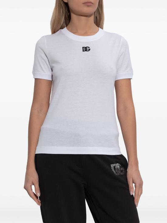 25SS 돌체앤가바나 반팔 티셔츠 F8N08ZGDCYE W0800 White - DOLCE & GABBANA